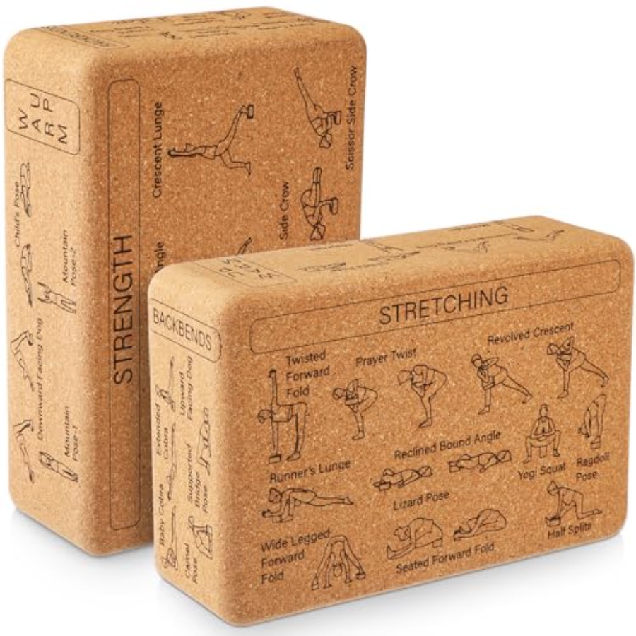 Yoga Block Cork - Cork Yoga Blocks 2 Pack Yoga