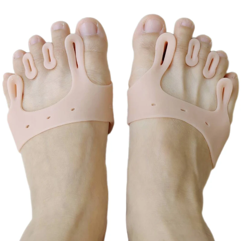 Toe Separator Silicon - 2pieces=1pair Gel Silicone Bunion Corrector Toe