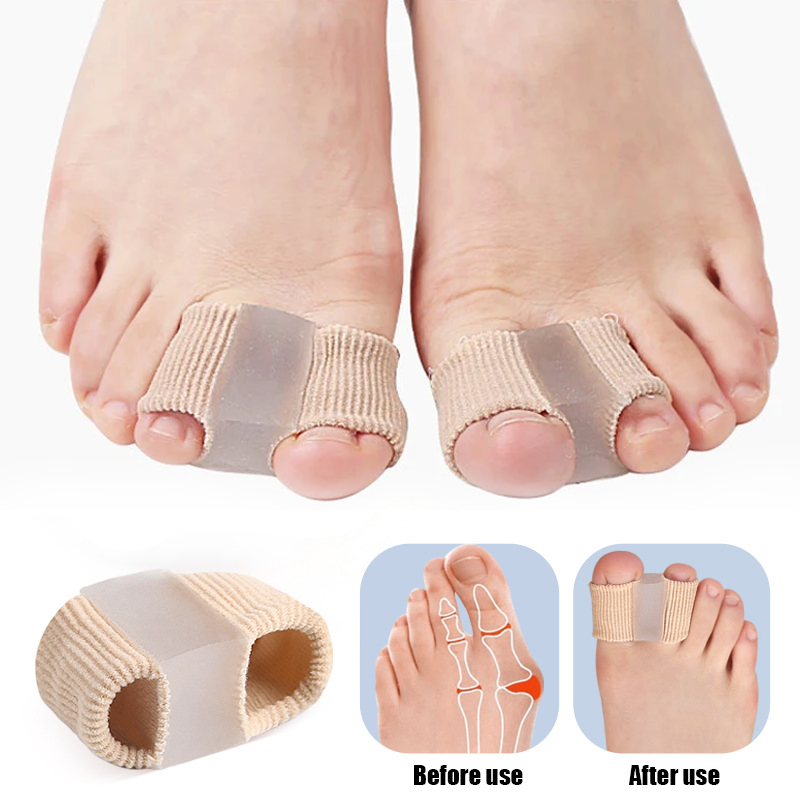 Toe Separator Silicon - Gel Bunion Toe Separators W/Fabric Lining