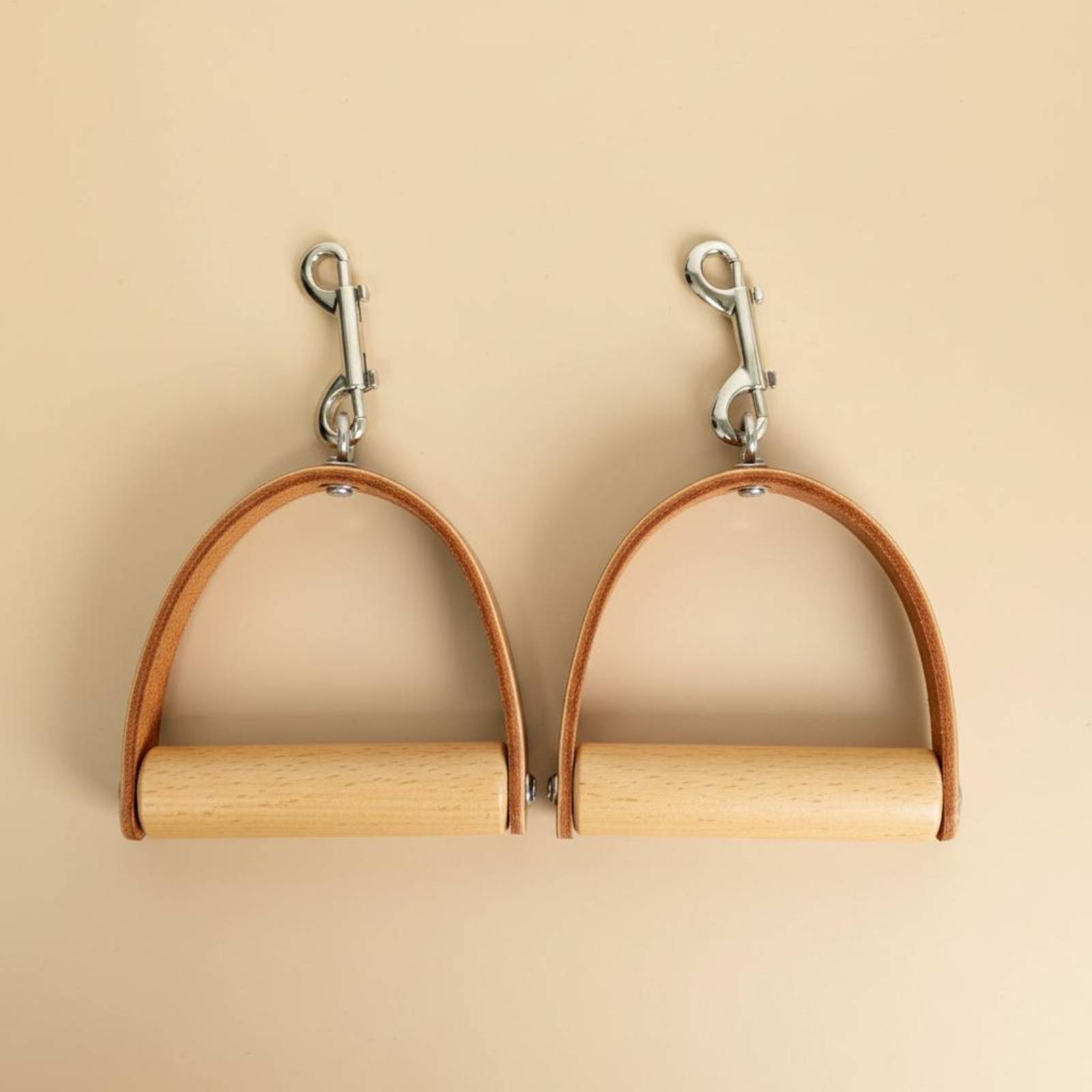 2 Pieces Leather Wood Handles  - Pilates & Yoga Wohlfühlen Forchheim incelemesi ve fiyatı