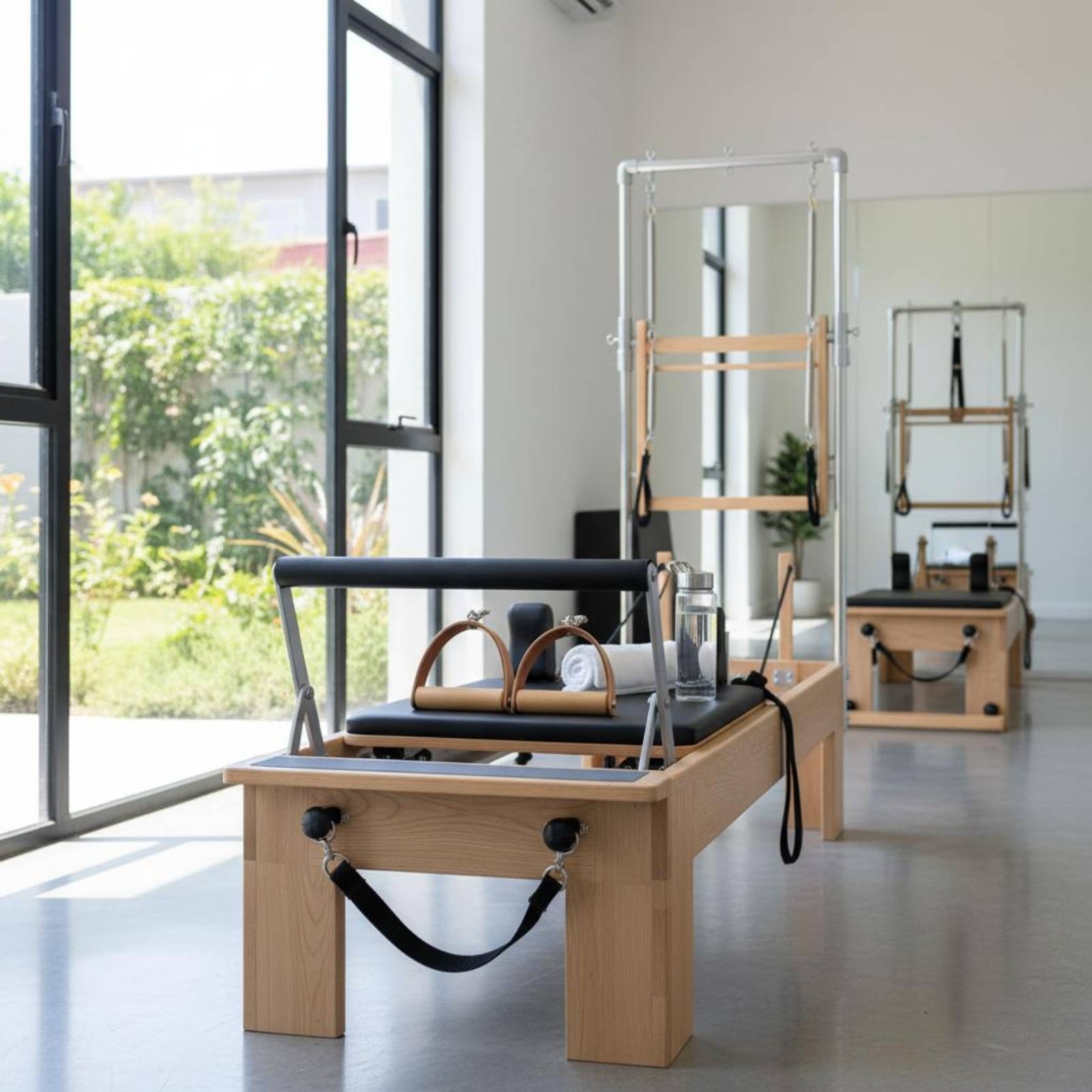 2 Pieces Leather Wood Handles  - Pilates & Yoga Wohlfühlen Forchheim incelemesi ve fiyatı