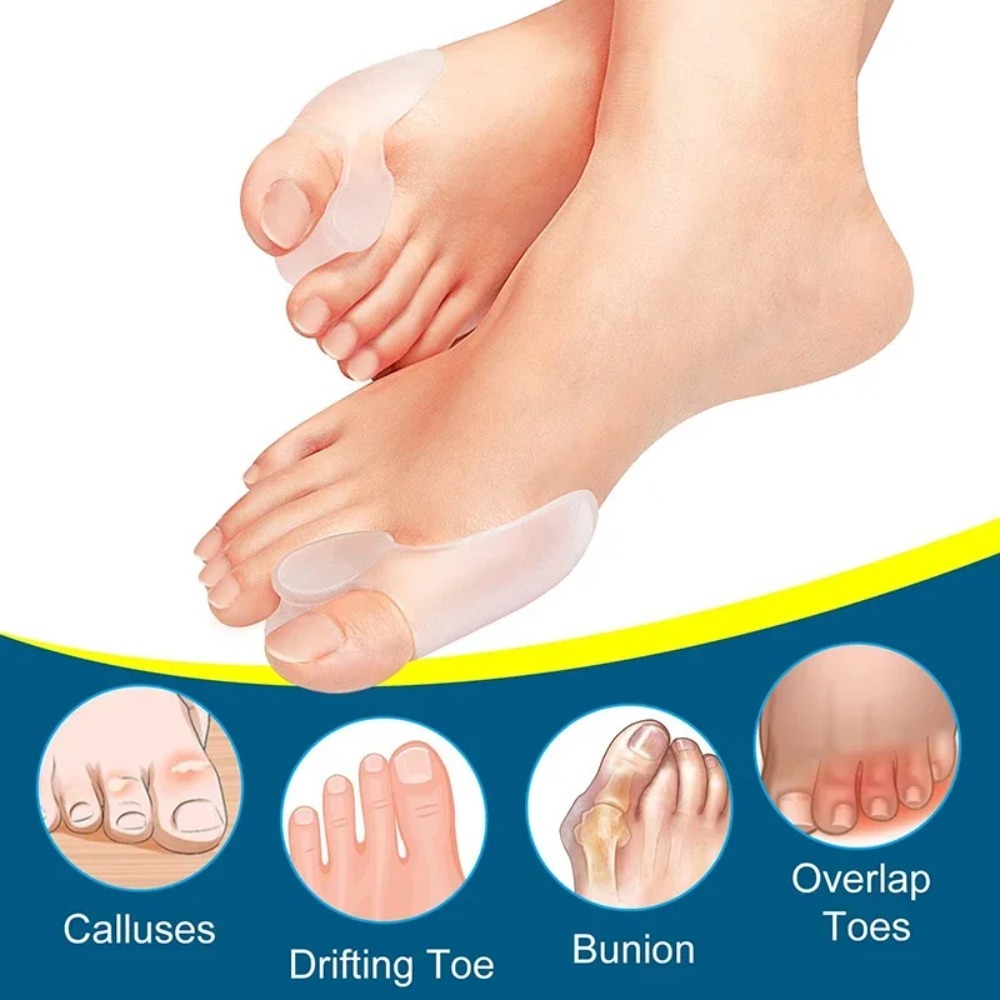 2PCS Silicone Gel Thumb Correc - Toe Separator Silicon incelemesi ve fiyatı