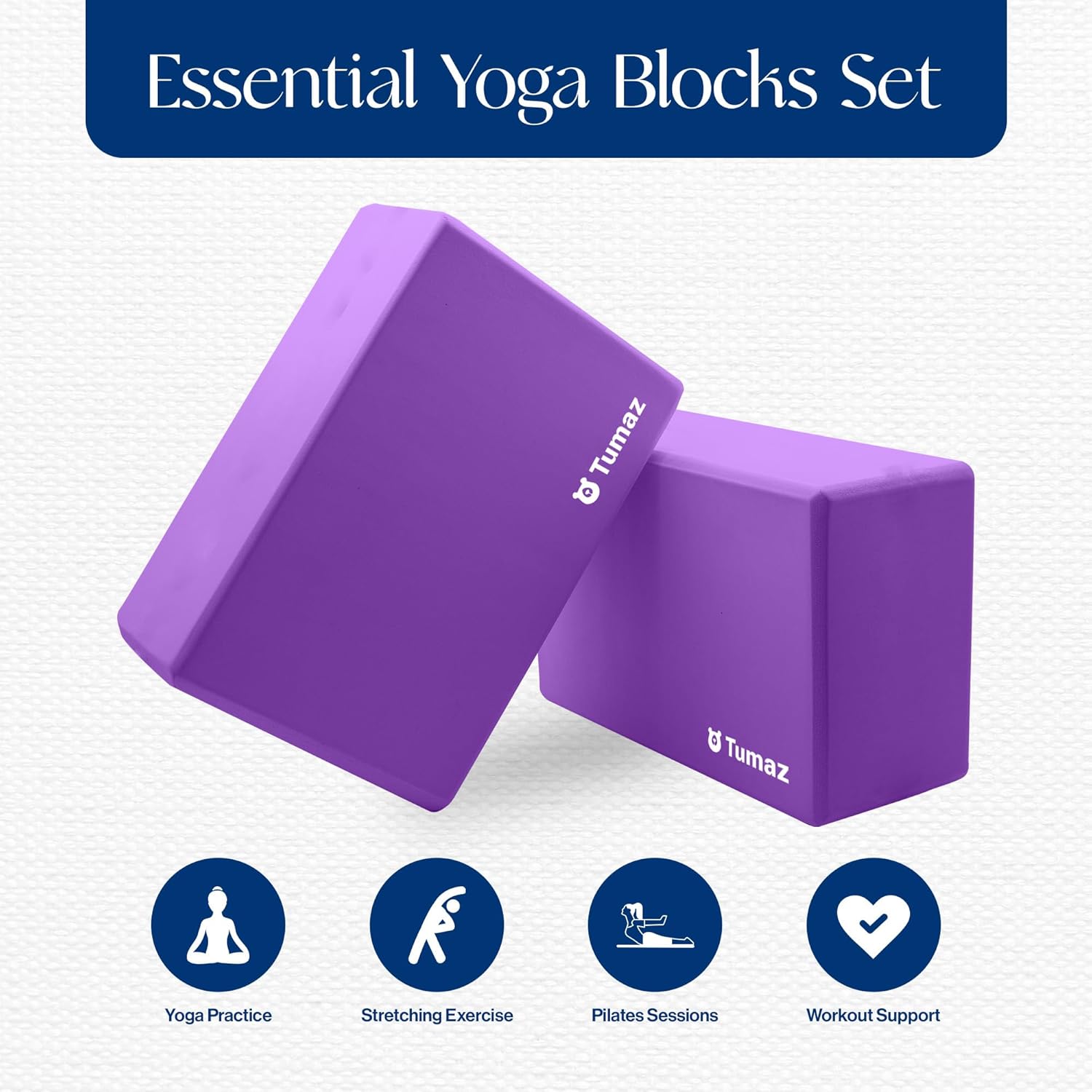 Non-Slip Yoga Blocks 2-Pack: H - Yoga Block Cork incelemesi ve fiyatı