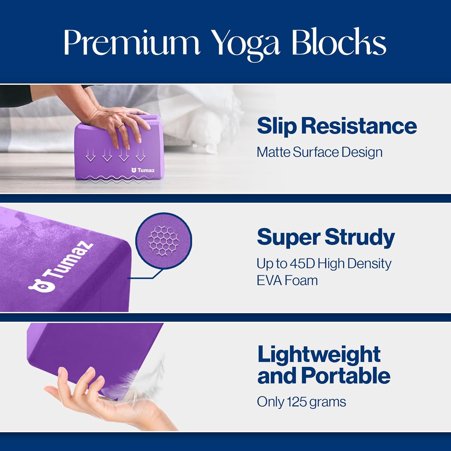 Non-Slip Yoga Blocks 2-Pack: H - Yoga Block Cork incelemesi ve fiyatı
