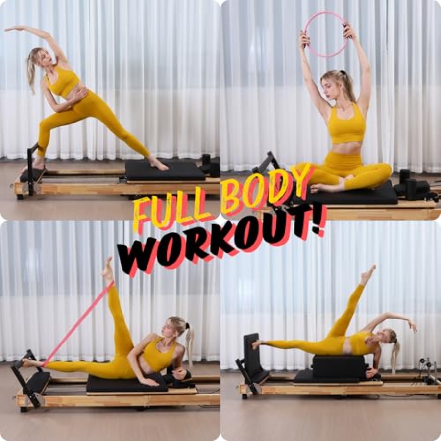 MAX4.0 Pilates Reformer Wood H - Pilates Yoga Home Workout incelemesi ve fiyatı
