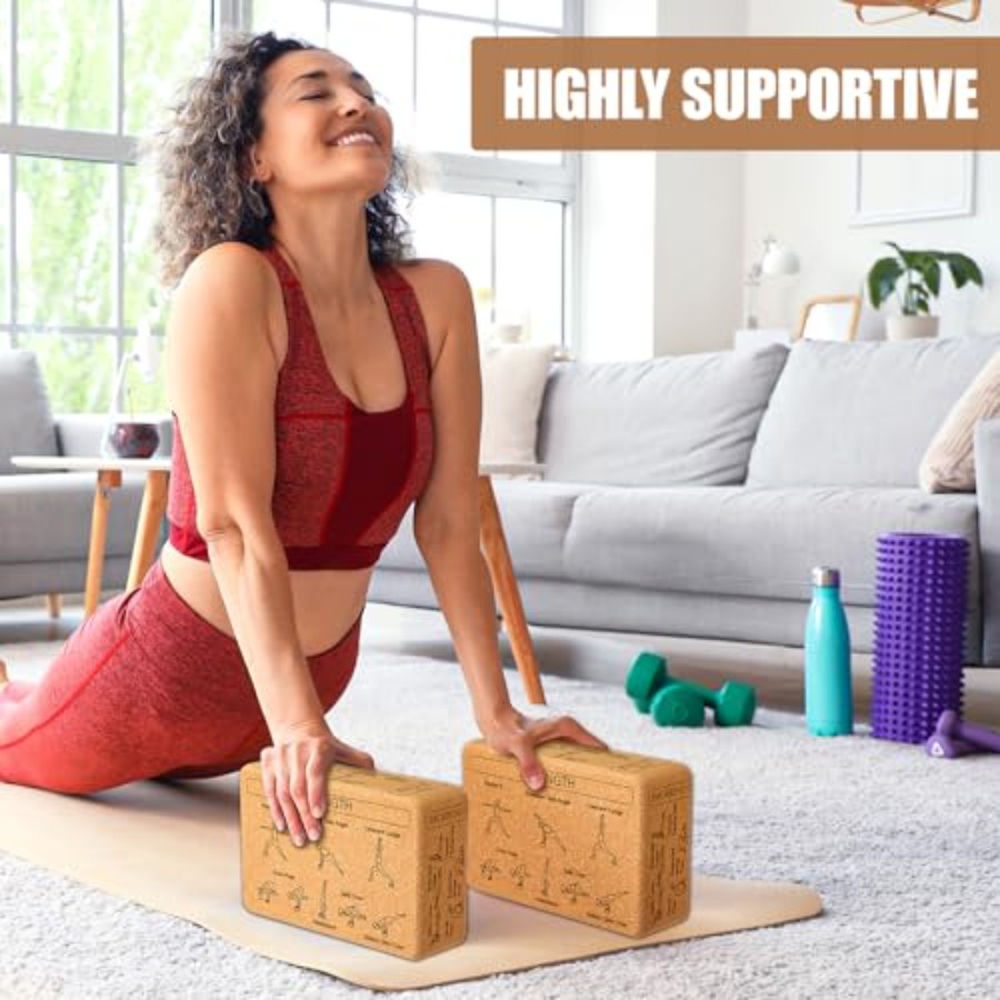 Cork Yoga Blocks 2 Pack Yoga P - Yoga Block Cork incelemesi ve fiyatı