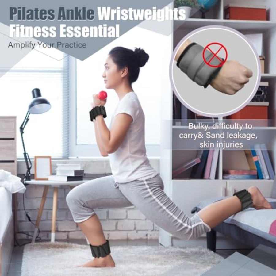 Adjustable Silicone Wrist Ankl - Pilates Yoga Home Workout incelemesi ve fiyatı