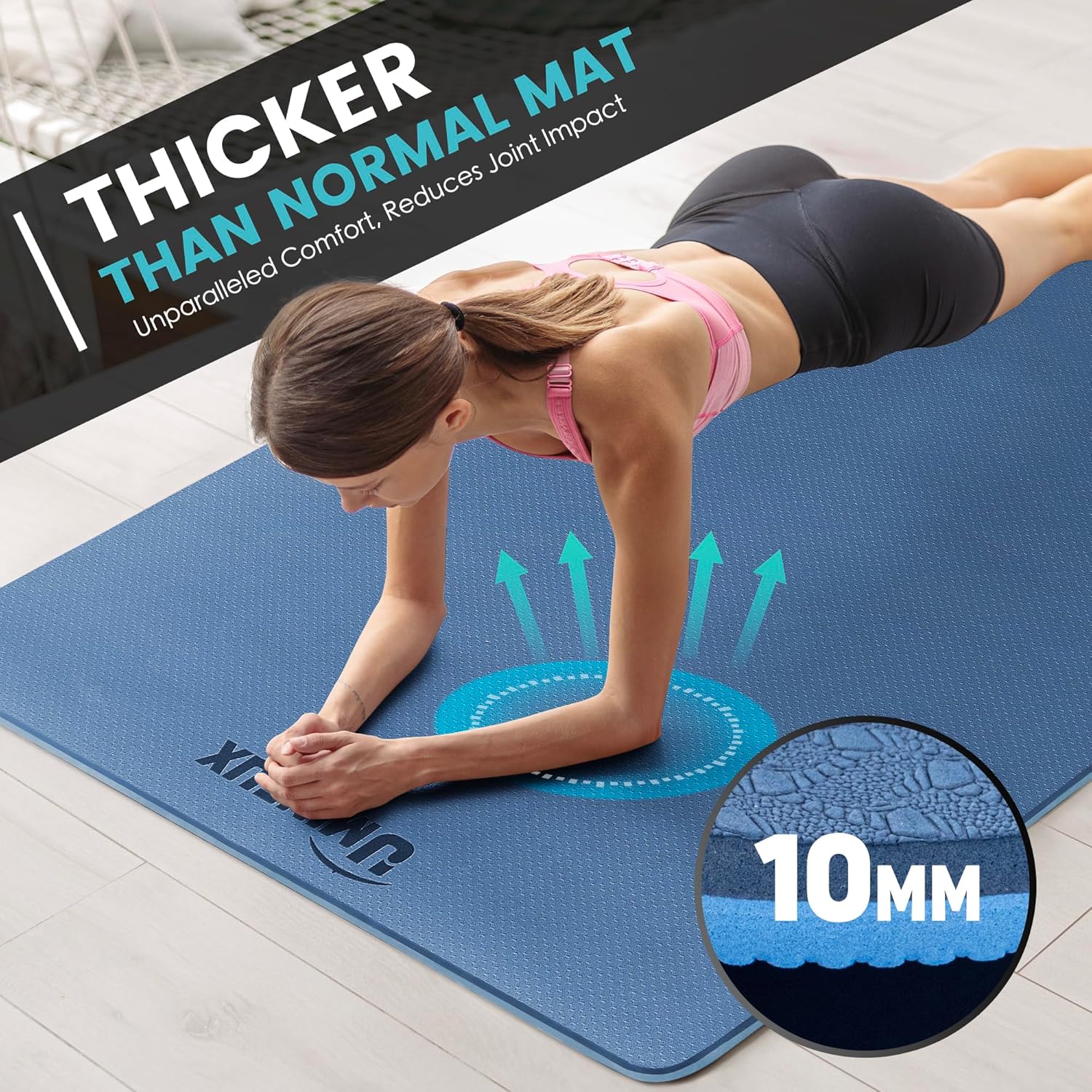 Large Yoga Mat 1/4 & 2/5 Inch  - Pilates & Yoga Wohlfühlen Forchheim incelemesi ve fiyatı