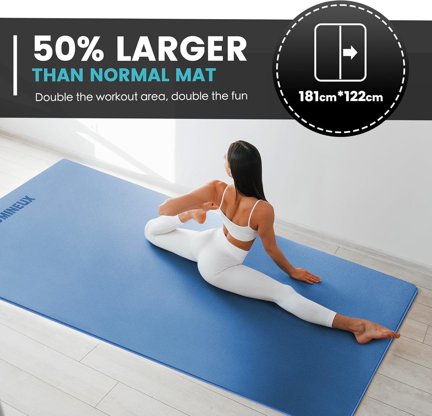 Large Yoga Mat 1/4 & 2/5 Inch  - Pilates & Yoga Wohlfühlen Forchheim incelemesi ve fiyatı