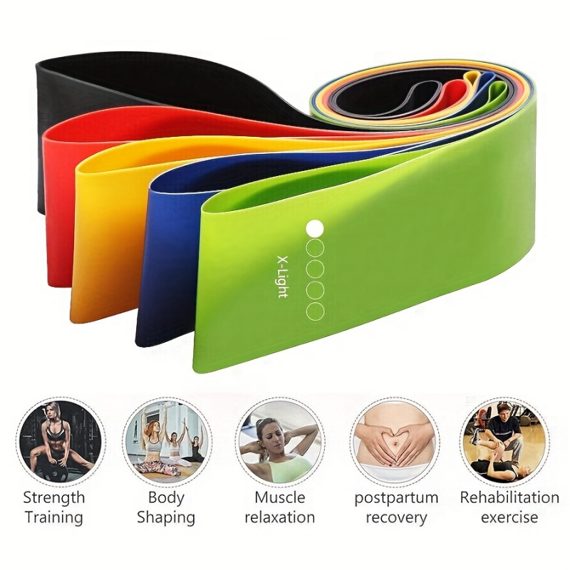 Resistance Bands 5 Levels 10-4 - Pilates Yoga Home Workout incelemesi ve fiyatı
