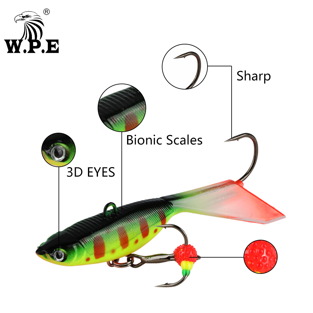 W.P.E Ice Fishing Lure 1pcs 60 - Balance Board Wobble incelemesi ve fiyatı