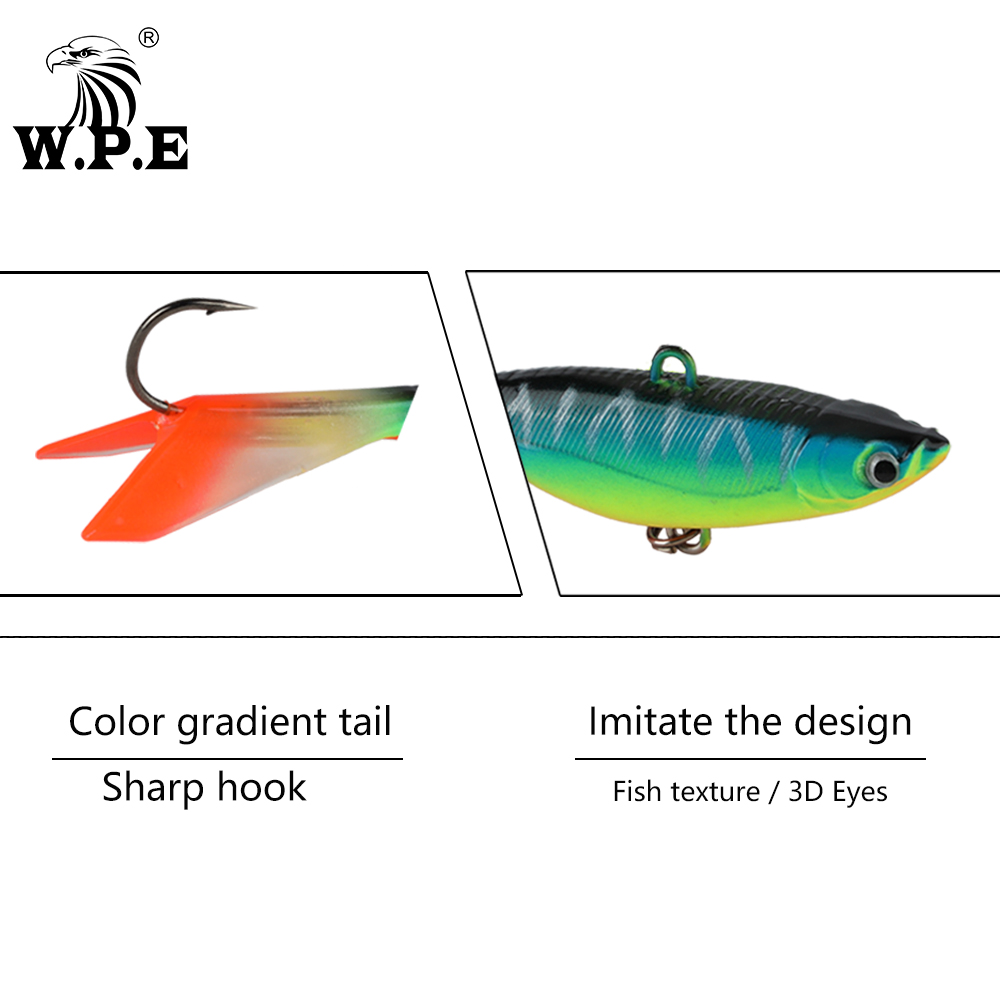 W.P.E Ice Fishing Lure 1pcs 60 - Balance Board Wobble incelemesi ve fiyatı