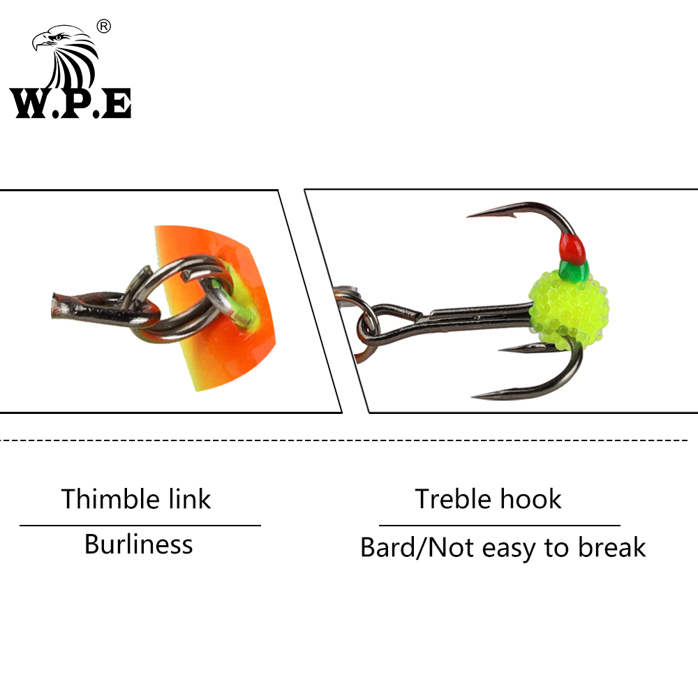 W.P.E Ice Fishing Lure 1pcs 60 - Balance Board Wobble incelemesi ve fiyatı
