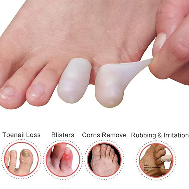 NEW 2Pcs Silicone Gel Little T - Toe Separator Silicon incelemesi ve fiyatı