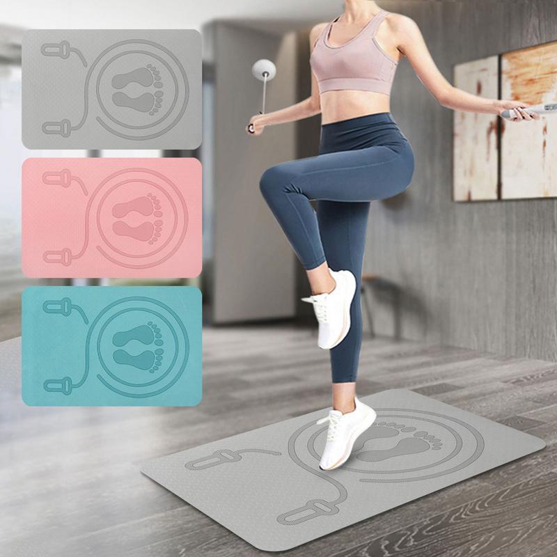 6mm Jump Rope Mat TPE Material - Pilates Yoga Home Workout incelemesi ve fiyatı