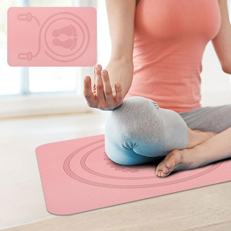 6mm Jump Rope Mat TPE Material - Pilates Yoga Home Workout incelemesi ve fiyatı