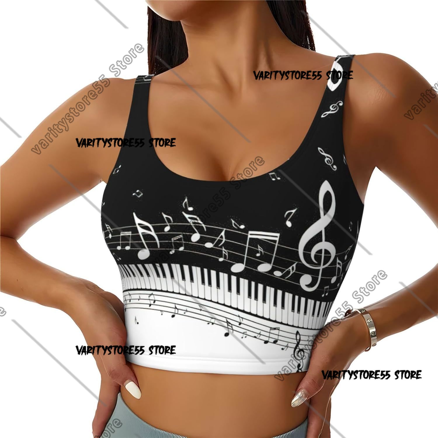 Piano Keys with Musical Notes  - Pilates Yoga Music incelemesi ve fiyatı