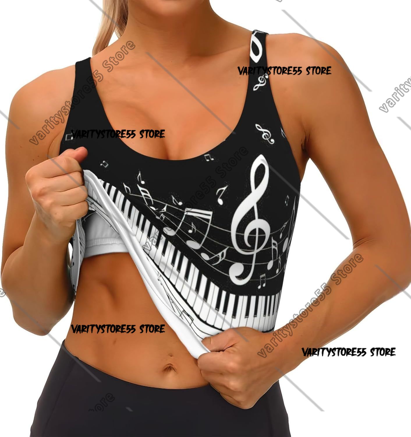 Piano Keys with Musical Notes  - Pilates Yoga Music incelemesi ve fiyatı