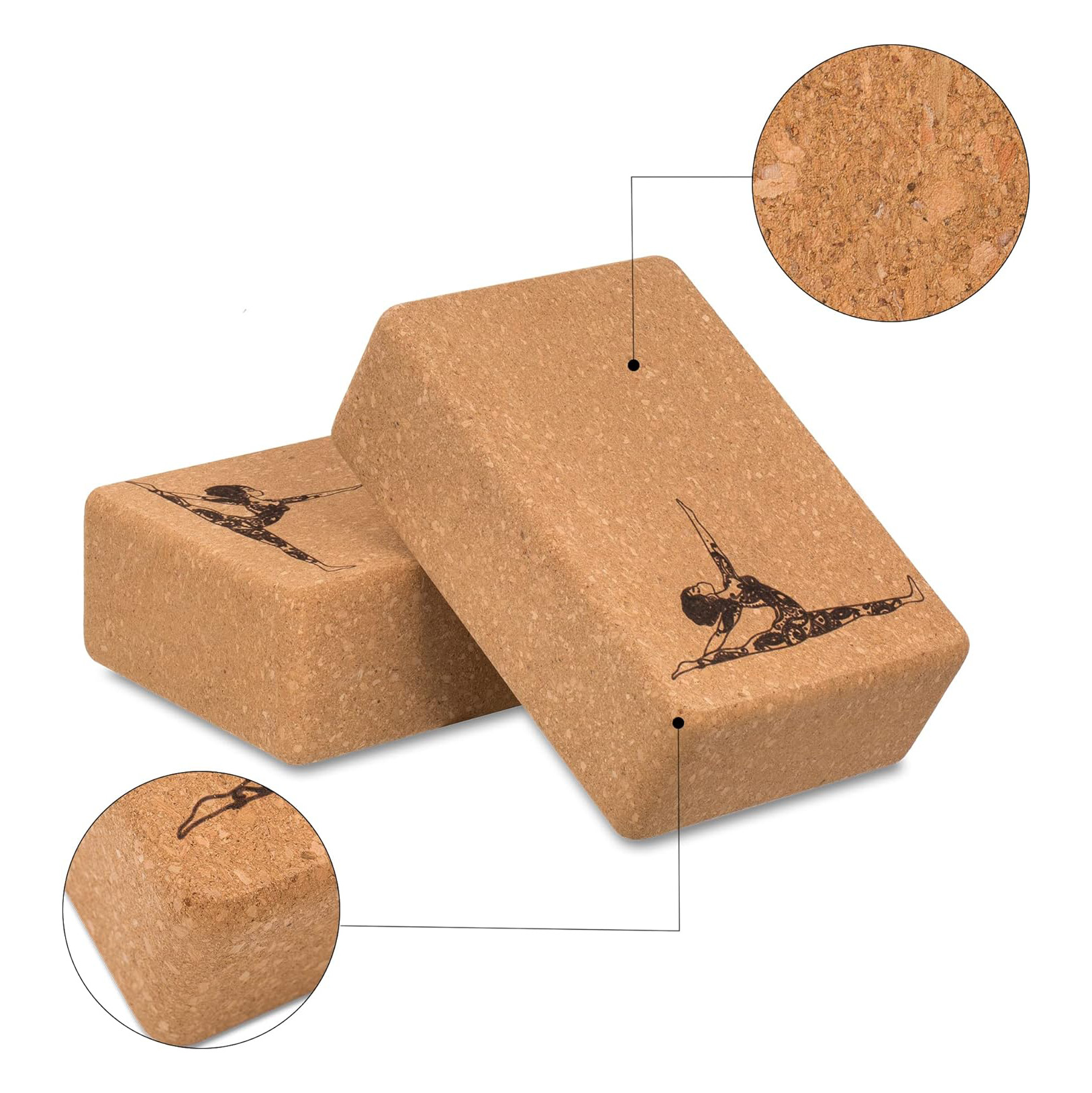 100% Natural Cork Yoga Block - - Yoga Block Cork incelemesi ve fiyatı